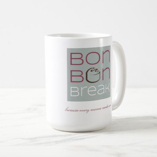 ボンボン菓子の壊れ目のマグ#1 コーヒーマグカップ (正面右)