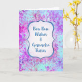 ボンボン ウィッシュ エンカレッジメント チョコレート コレクション カード (黄色い花)