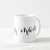 ボンマネグッドモーニングラテンマグ コーヒーマグカップ (正面右)