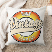 ボンヴィンテージスタイルロゴ クッション (ブランケット)