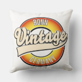 ボンヴィンテージスタイルロゴ クッション (裏面)