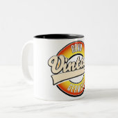 ボンヴィンテージスタイルロゴ ツートーンマグカップ (正面左)