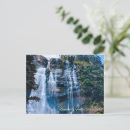 ボンヴル滝スリランカ – 自然写真 ポストカード