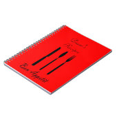 ボン前菜テーブル設定レシピ帳 ノートブック (左側)