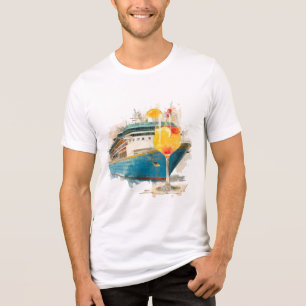 ボン航海:クルーズ船の脱出 トライブレンドTシャツ
