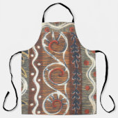 ボン食欲アフリカヴィンテージカラーズハクナマタタ エプロン (正面)