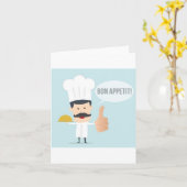 ボン・アペティト カード (黄色い花)