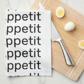 ボン・アペティト キッチンタオル (四つ折り)