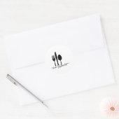 ボン・アペティト ラウンドシール (封筒)