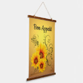 ボン・アペティト 吊り下げ型タペストリー (傾斜あり)