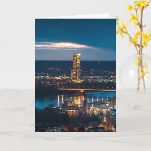 ボン・ドイツ カード (黄色い花)