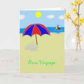 ボン·ボヤジ カード (黄色い花)