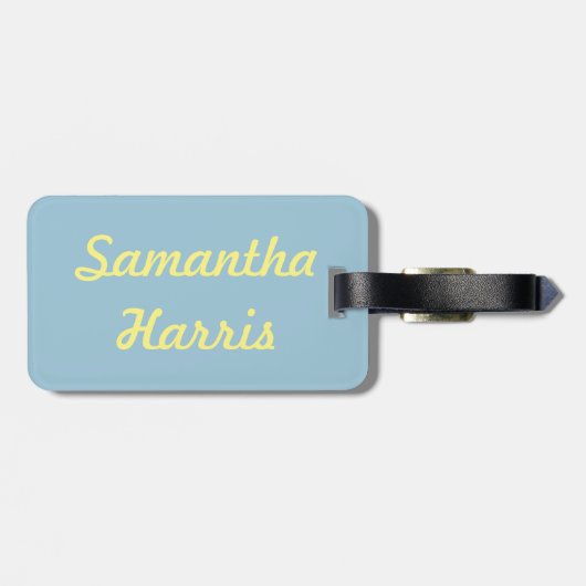 ボン·ボヤジ ラゲッジタグ (裏面横)