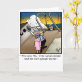 ボン·ボヨおもしろいージ·クルーズ·グリーティングカード カード (黄色い花)