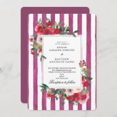 ボン ボン カラー ウェディング インビテーション (正面/裏面)