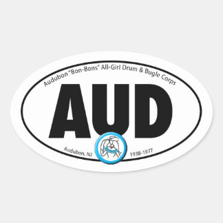 「ボン・ボン」ユーロウインドウステッカー 楕円形シール