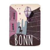 ボンGermanyヴィンテージスタイル旅行ポスター マグネット (縦)