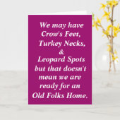 ボーおもしろいマー誕生日カード カード (黄色い花)