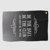 ボーおもしろいルになれクラブになれ… ゴルフタオル (横)