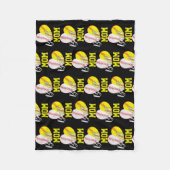 ボーおもしろいルママソフトボールが女性向け贈答品 フリースブランケット (正面)