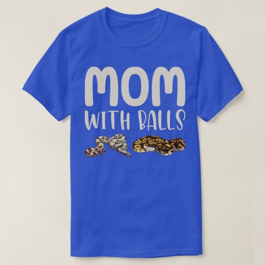 ボーおもしろいルPython Snake4 Tシャツ (デザイン正面)