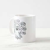 ボーおもしろい幽霊 コーヒーマグカップ (正面左)