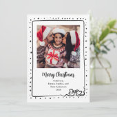 ボーお洒落ウ | フォトメリークリスマス シーズンカード (スタンド正面)