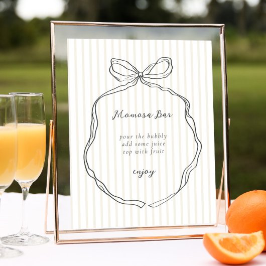 ボーお洒落ニュートラルベビーシャワーモモモモザバー ポスター