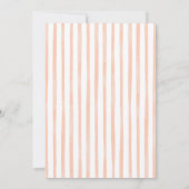 ボーお洒落パーフェッイタリアントペア婚約 招待状 (裏面)