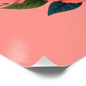 ボーお洒落ーキツネとフローラクラウンウッドランド ポスター (コーナー)