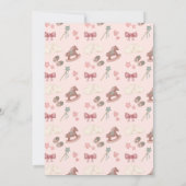 ボーお洒落ー子供部屋バシネットドリームズホース 招待状 (裏面)