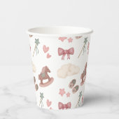 ボーお洒落ー子供部屋バシネットドリームズホース 紙コップ (裏面)