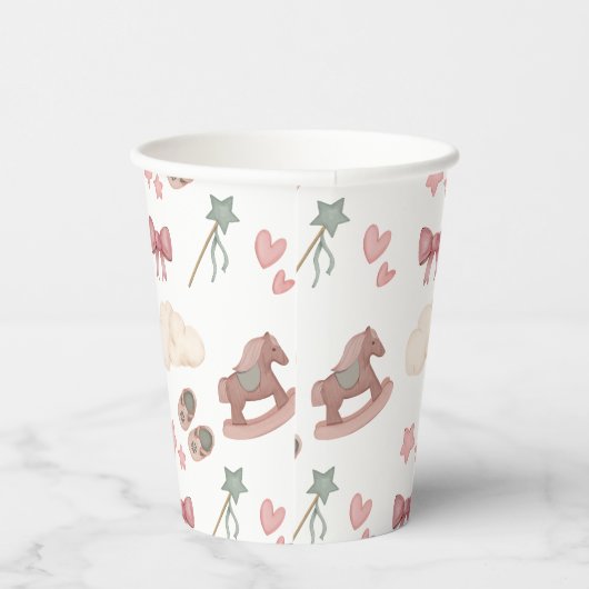 ボーお洒落ー子供部屋バシネットドリームズホース 紙コップ (右)