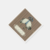 ボーかわいらしヒツジ™コレクション – 誕生情報/ スタンダードカクテルナプキン (角)