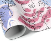 ボーかわいらしーフローラ包装紙 ラッピングペーパー (ロールコーナー)