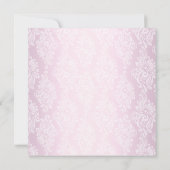 ボーかわいらし&クロスフォトバプテスマ/《キリスト教》洗礼式や命名式ピンク 招待状 (裏面)