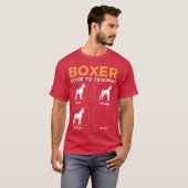 ボーアトレーニング犬の服従犬のコマンド フレンズ Tシャツ (正面フル)