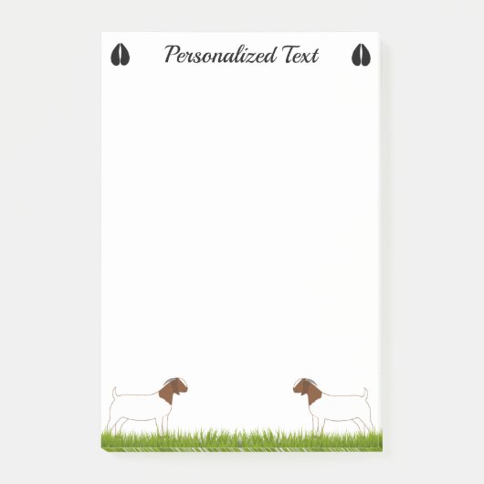 ボーアパーソナライズされたヤートファーム ポストイット (正面)