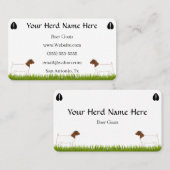 ボーアパーソナライズされたヤートファーム 名刺 (正面/裏面)