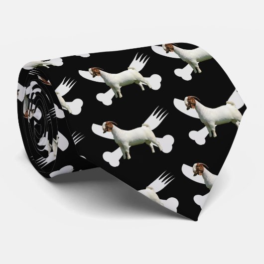 ボーア人のヤギの海賊旗-ナイフおよびフォーク ネクタイ (ロール)