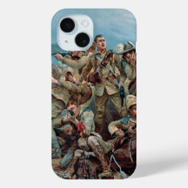 ボーア戦争期のイギリスのヴィクトリア朝戦争画 iPhone 15ケース