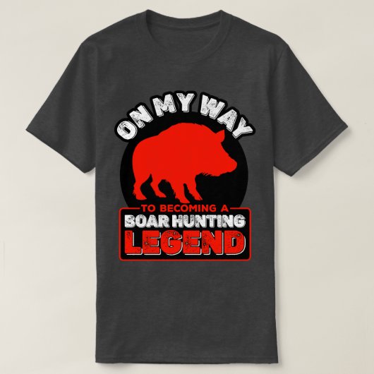ボーア狩りボーア狩りになる私の方法 Tシャツ (デザイン正面)