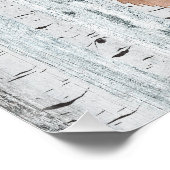 ボーア – ウッドランドフレンズ – 水彩イラストレーション ポスター (コーナー)