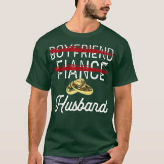 ボーイおもしろいトフィアンス夫結婚グルームテーマ Tシャツ