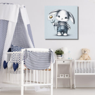 ボーイお洒落バニー キャンバスプリント