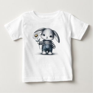 ボーイお洒落バニー ベビーTシャツ