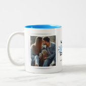 ボーイもっとも偉大ア2写真2トーンのコーヒーマグ ツートーンマグカップ (左)
