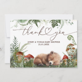 ボーイアドベンチャーウッドランドグリーン サンキューカード