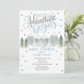 ボーイアドベンチャーベビーシャワー招待状 招待状 (スタンド正面)