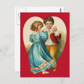 ボーイアンドガール踊り ポストカード (正面/裏面)